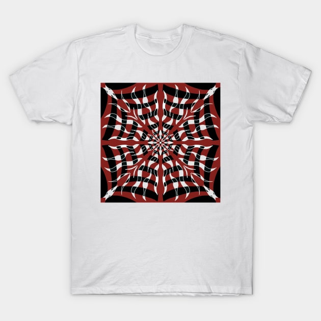 Menacing pattern T-Shirt by Daledoomevans